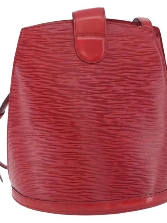 LOUIS VUITTON Epi Cluny Shoulder Bag Red M52257 LV Auth ka3024 - Picture 3 of 16